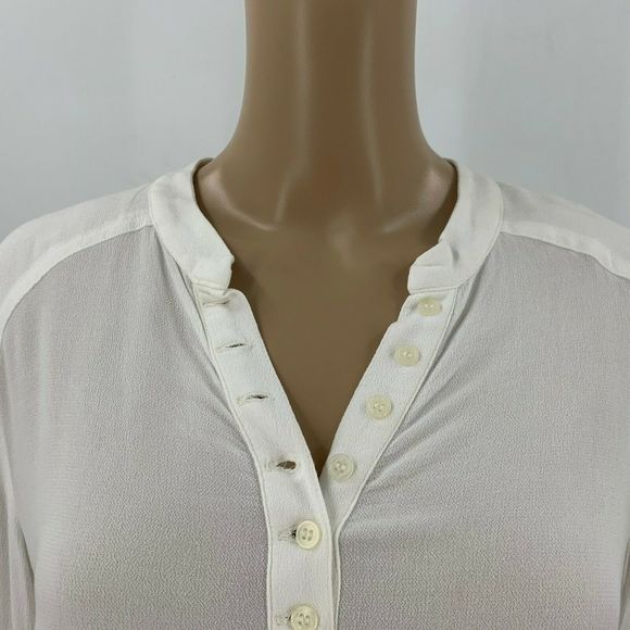 Free People Easy Girl Top Size M White Tunic - Picture 7 of 8